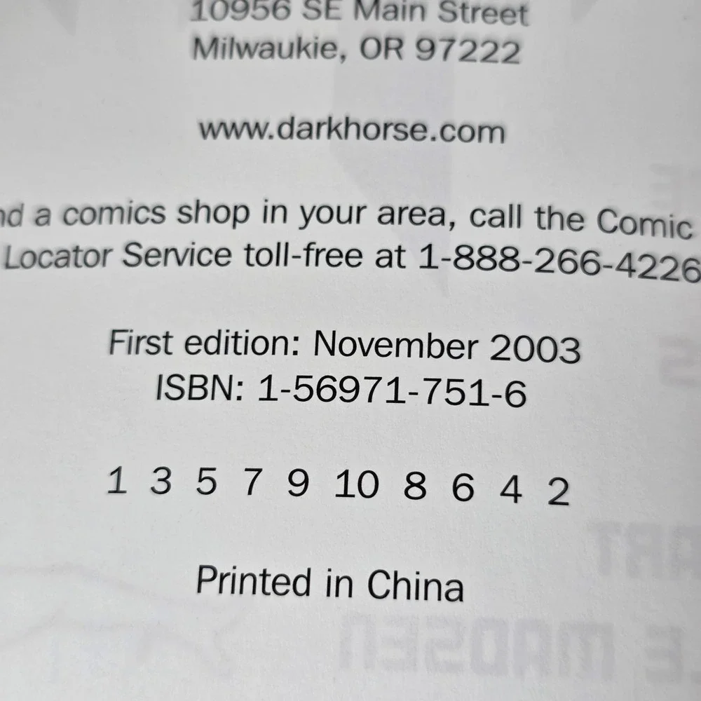 Fray Graphic Novel Joss Whedon Karl Moline First Edition 2003 Dark‎ Horse Books
